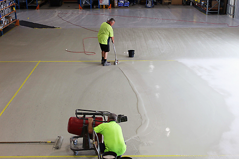 Bayset were tasked with upgrading an existing industrial warehouse floor