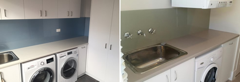 acrylic laundry splashbacks