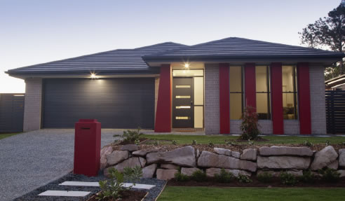 polystyrene panel clad house