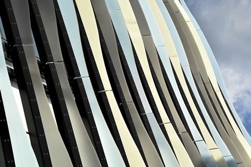 acrylic facade fins