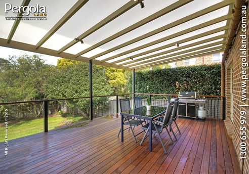 hardwood verandah and pergola