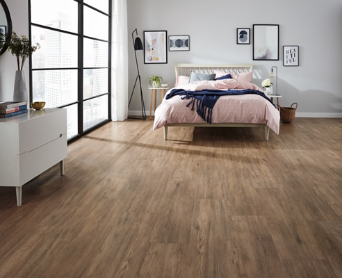 bedroom flooring timber look vinyl