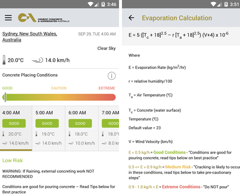 CCAA Smart Concreting App from Neilsens