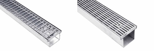 Box Grate drainage channels