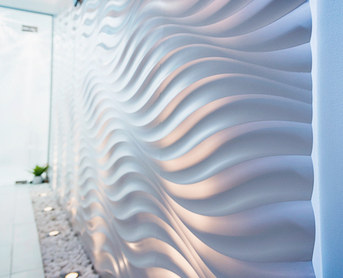 Reflections 3D wall design from 3D Wall Panels