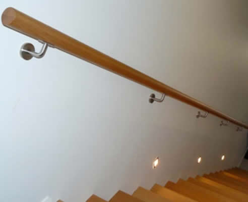 brackets for staircase handrail