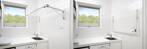 Indoor Fold Down Clothesline