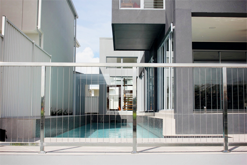 Vertical wire balustrade from Miami Stainless