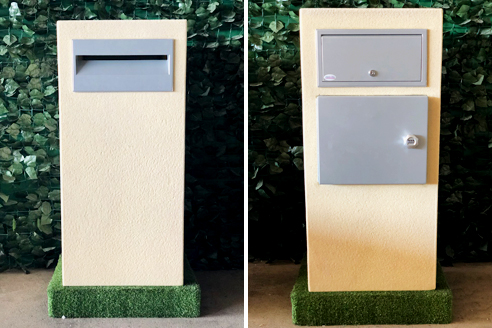 Parcel style letterboxs from Poly-Tek