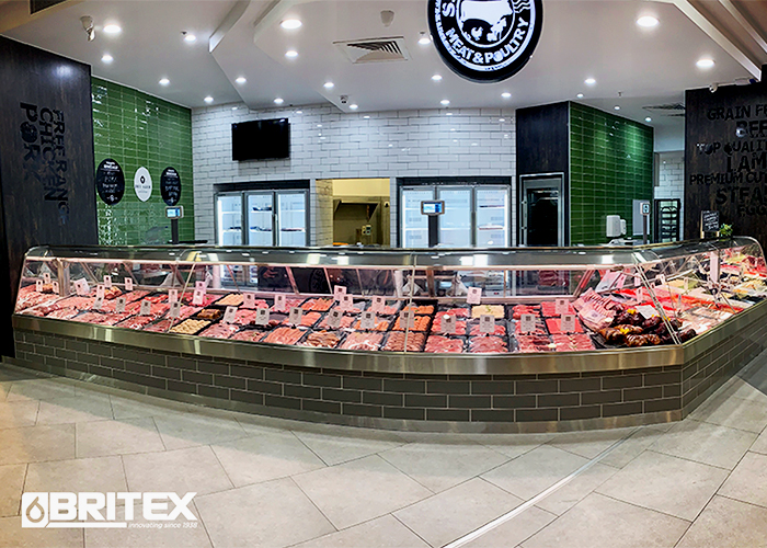 Custom Refrigerated Display Cabinets for Butchers from Britex