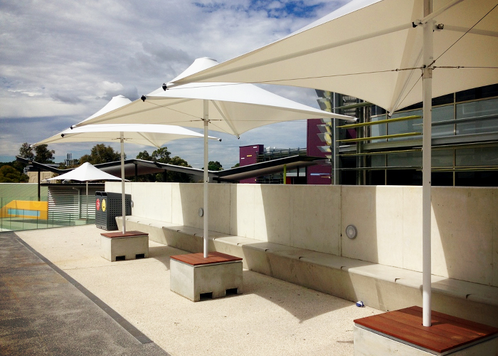 Commercial Outdoor Umbrellas From Designer Shade Solutions