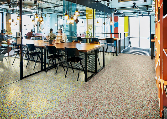 New Homogenous Flooring Collection Fabscrap by Forbo