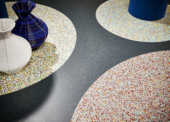 Homogenous Flooring Fabscrap by Forbo