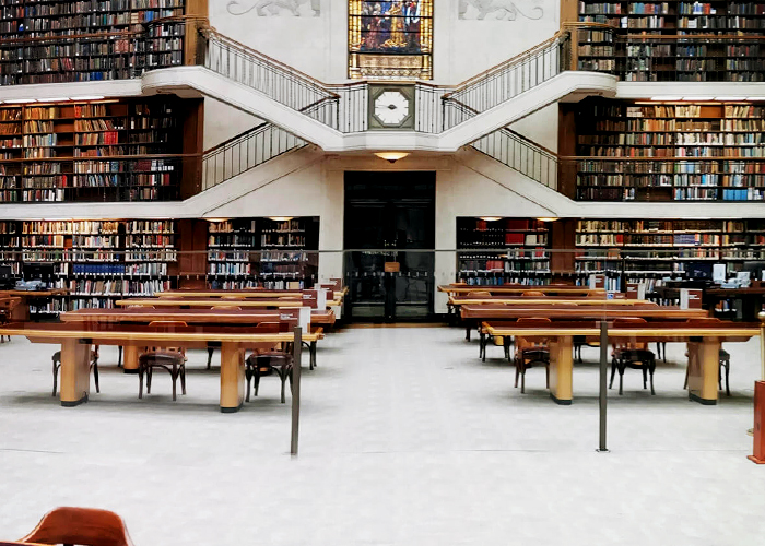 Abrasion Resistant Clear Panels for the State Library from Allplastics