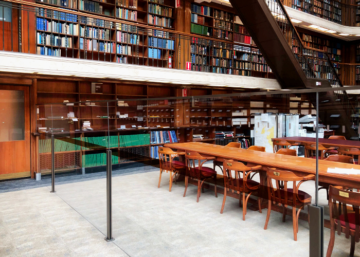 Abrasion Resistant Clear Panels for the State Library from Allplastics