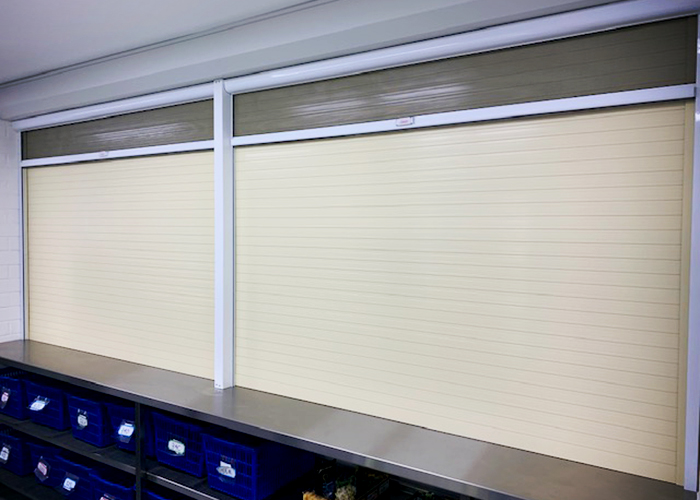 Roller Shutters with Flyscreens for School Canteens from ATDC