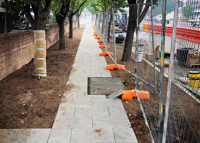 Basalt Paving for Cowra Street Upgrade Using LATICRETE