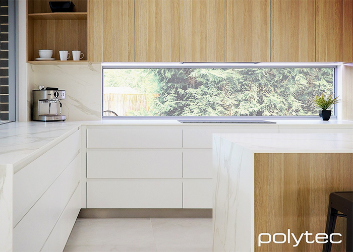 Beautiful Interior Cabinetry & Surfaces from Polytec