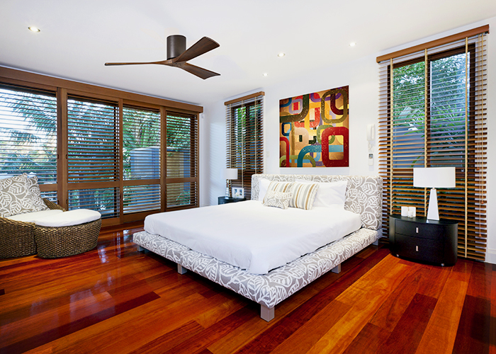 Rustic Ceiling Fans with Timber-look Blades from Prestige Fans