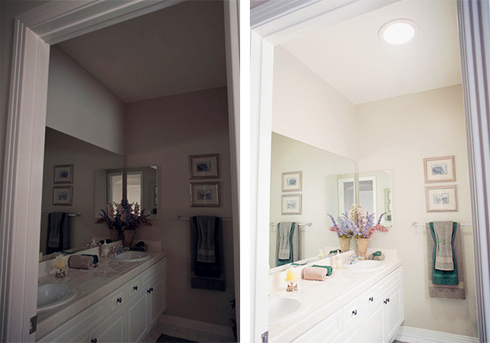 Tubular Skylights to Upscale Your Bathroom from Solatube