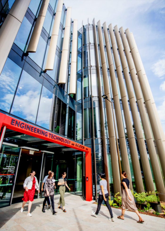 Barcode Textured Wall Design for Griffith University by 3D Wall Panels