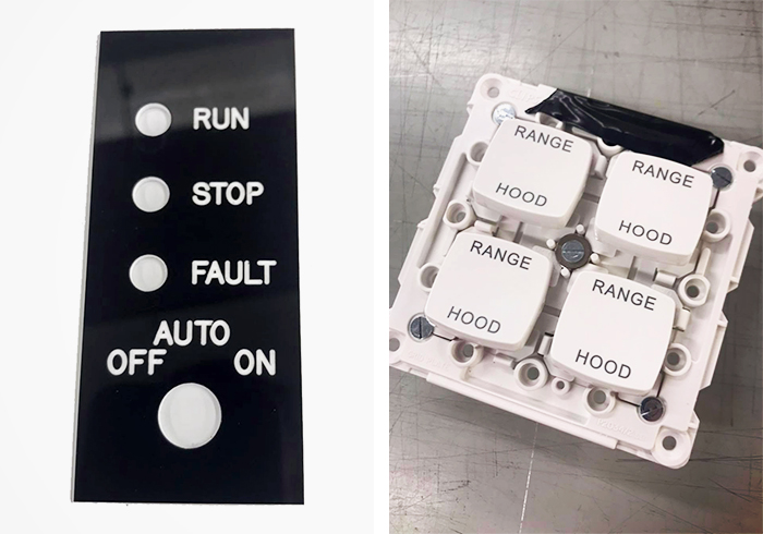 Engraved Electrical Labels & Switches from Architectural Signs