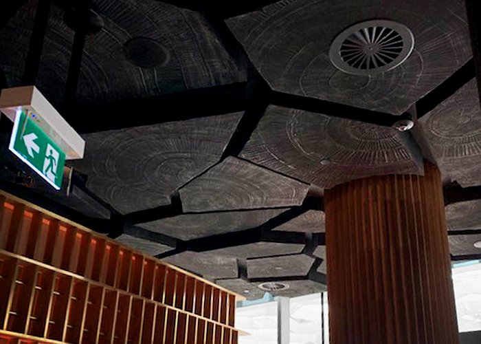 3D Ceiling for Woodcut at Crown by Di Emme