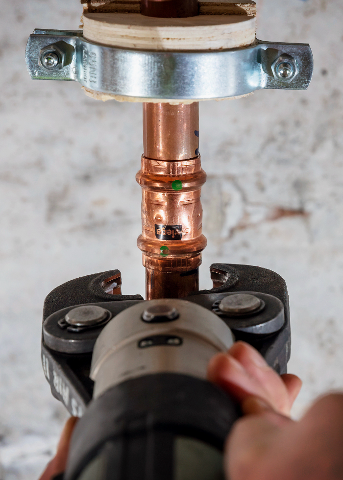 Copper Press Fitting System of Choice for Luxury Hotels by Viega