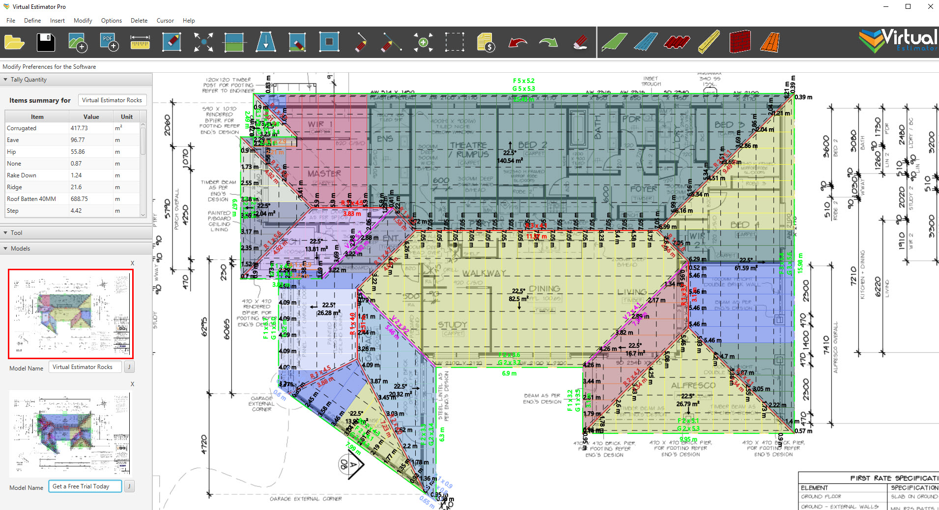 Virtual Estimator Integration with MS Word