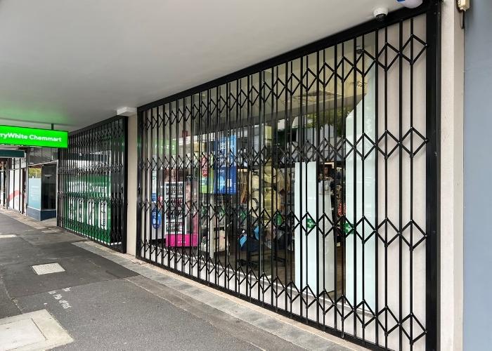 Innovative Security Gates for Pharmacies, Medical Centres, Pathology Labs by Australian Trellis Door Company