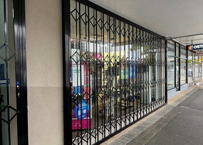 Innovative Security Gates for Pharmacies, Medical Centres, Pathology Labs by Australian Trellis Door Company