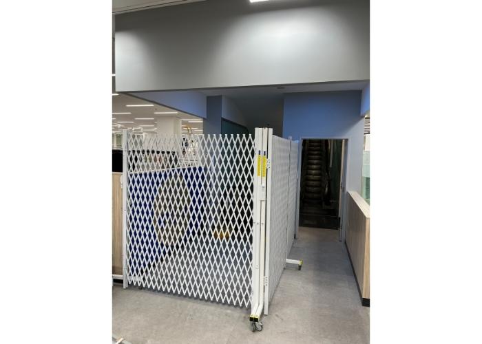 Crowd Control Barrier for Woolworths Town Hall by Australian Trellis Door Company