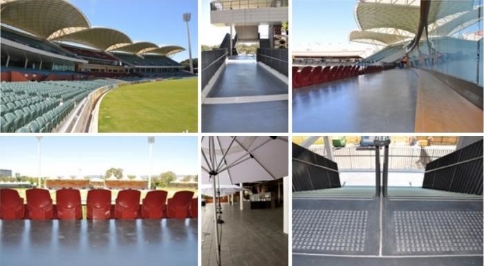 Waterproofing and Industrial Flooring for Adelaide Stadium by Poly-Tech