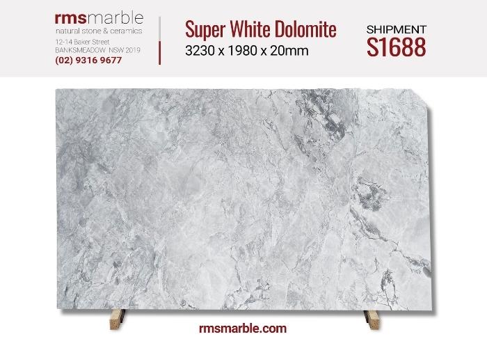 Super White Marble Kitchen Bench Top and Bathroom by RMS Marble