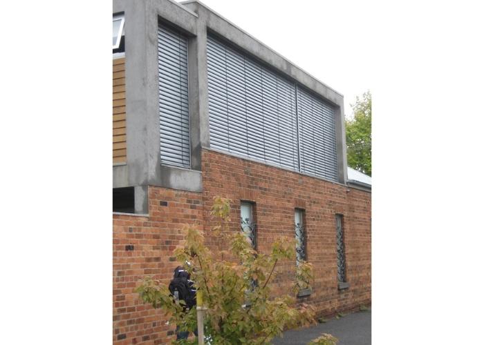 Retractable External Aluminium Louvres by Shadewell