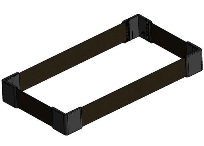 SI Retail Adjustable Pallet Guards for Product Displays 