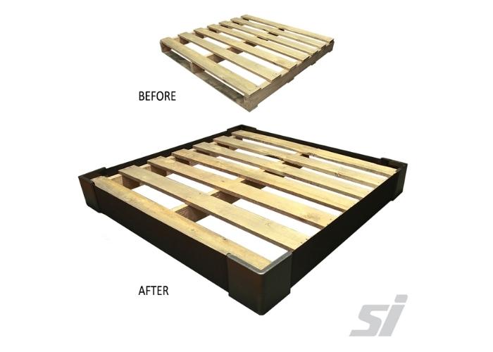 SI Retail Adjustable Pallet Guards for Product Displays 