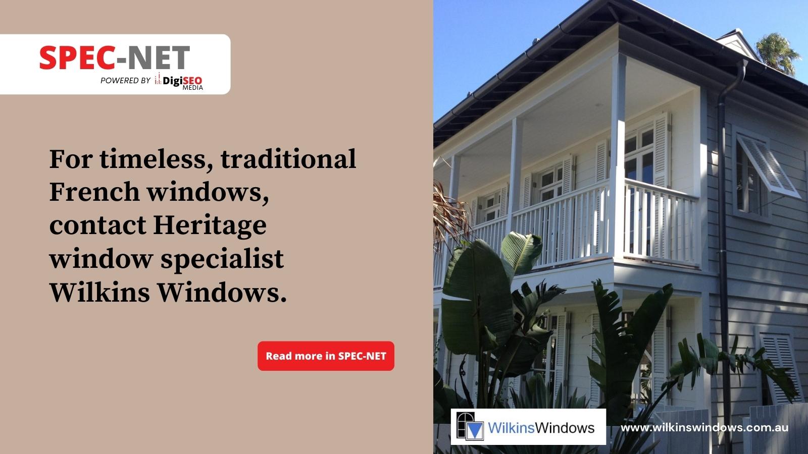 Traditional French Windows by Wilkins Windows
