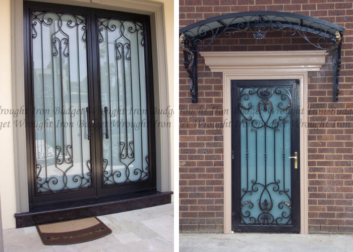 Custom Wrought Iron Front Doors by Budget Wrought Iron