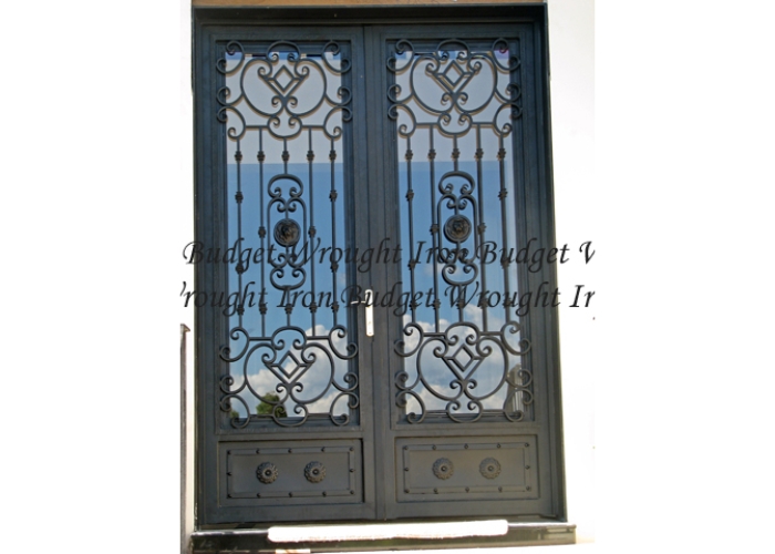 Custom Wrought Iron Front Doors by Budget Wrought Iron