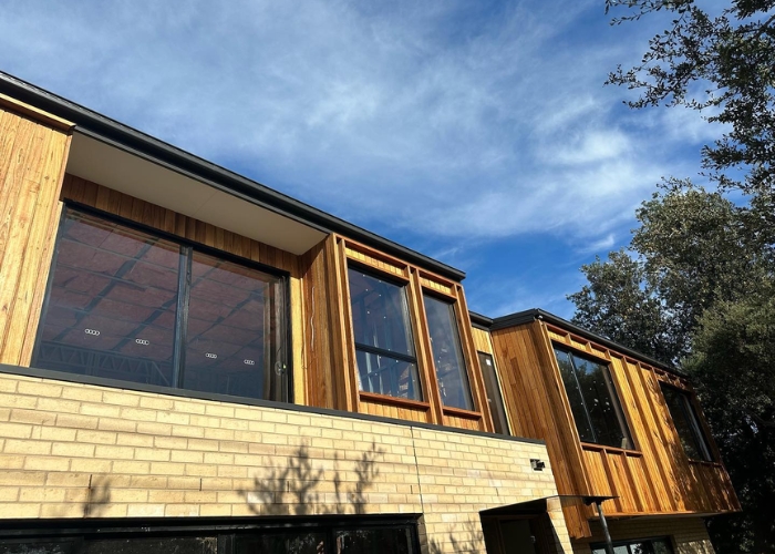 Silvertop Ash Shiplap Cladding by Hazelwood & Hill