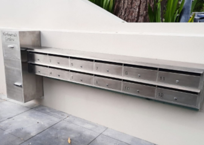Stainless Steel Letterboxes and Signage by Mailmaster