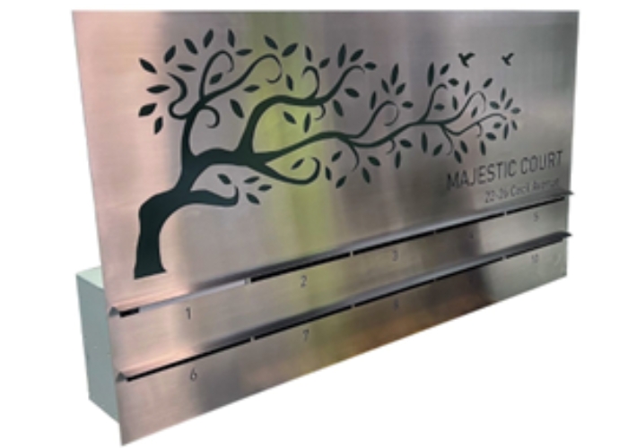 Stainless Steel Letterboxes and Signage by Mailmaster