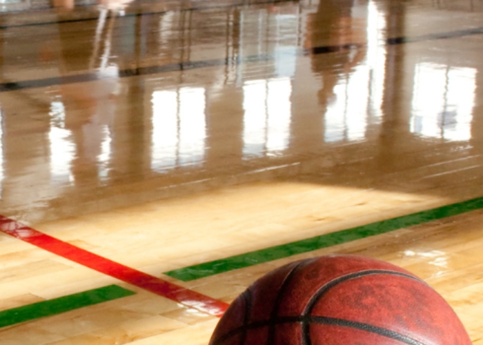 Water Based Gloss Finish for Sports Flooring from Polycure