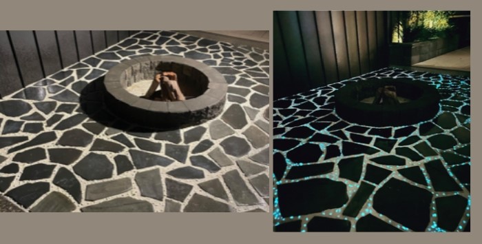 Polyglow Marine Glow in the Dark Stones for Pavements by Schneppa Glass