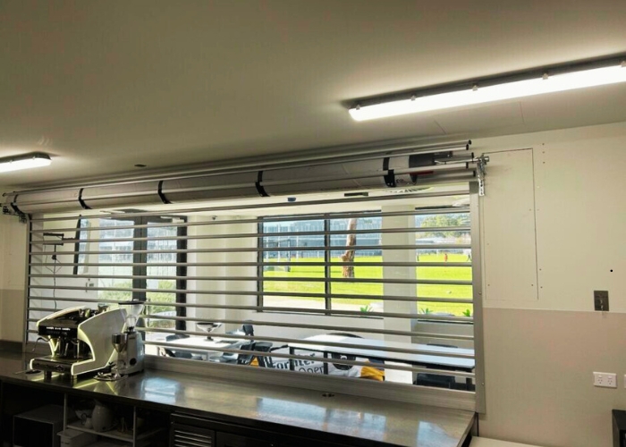 Secure and Transparent Roller Shutters for Concordia College from ATDC