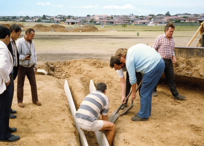 Efficient Groundwater Filtering Strip Drains from Atlantis