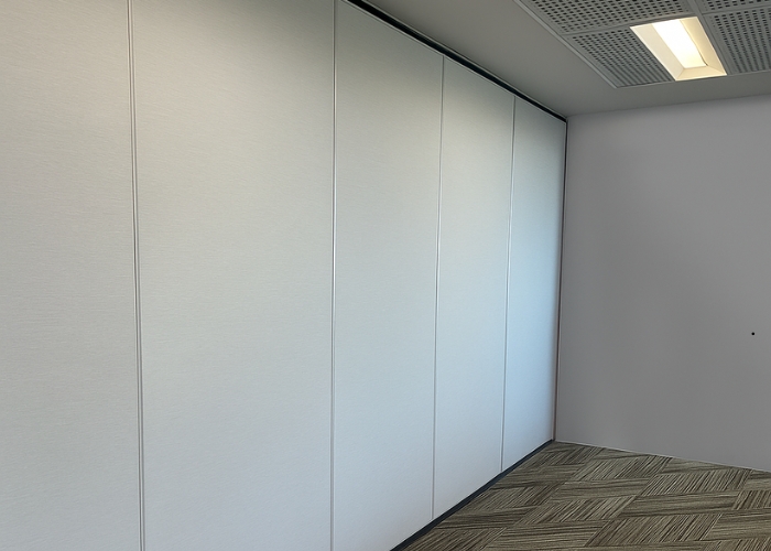 Acoustically Sound Operable Walls for Training Rooms by Bildspec