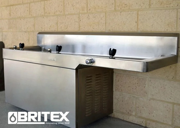 Refrigerated Drinking Trough with Wheelchair Access by Britex