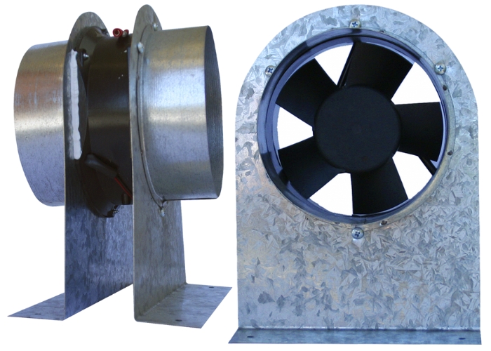 Inline Fan for Uneven Subfloors by Envirofan
